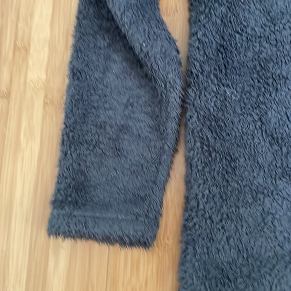 Girls Patagonia XL (14) Dark Gray full zip hooded Fleece Jacket - Picture 6 of 8